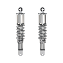 Load image into Gallery viewer, Universal All Chrome w Short Upper Shroud Shock Absorber Set - 290mm Eye to Clevis