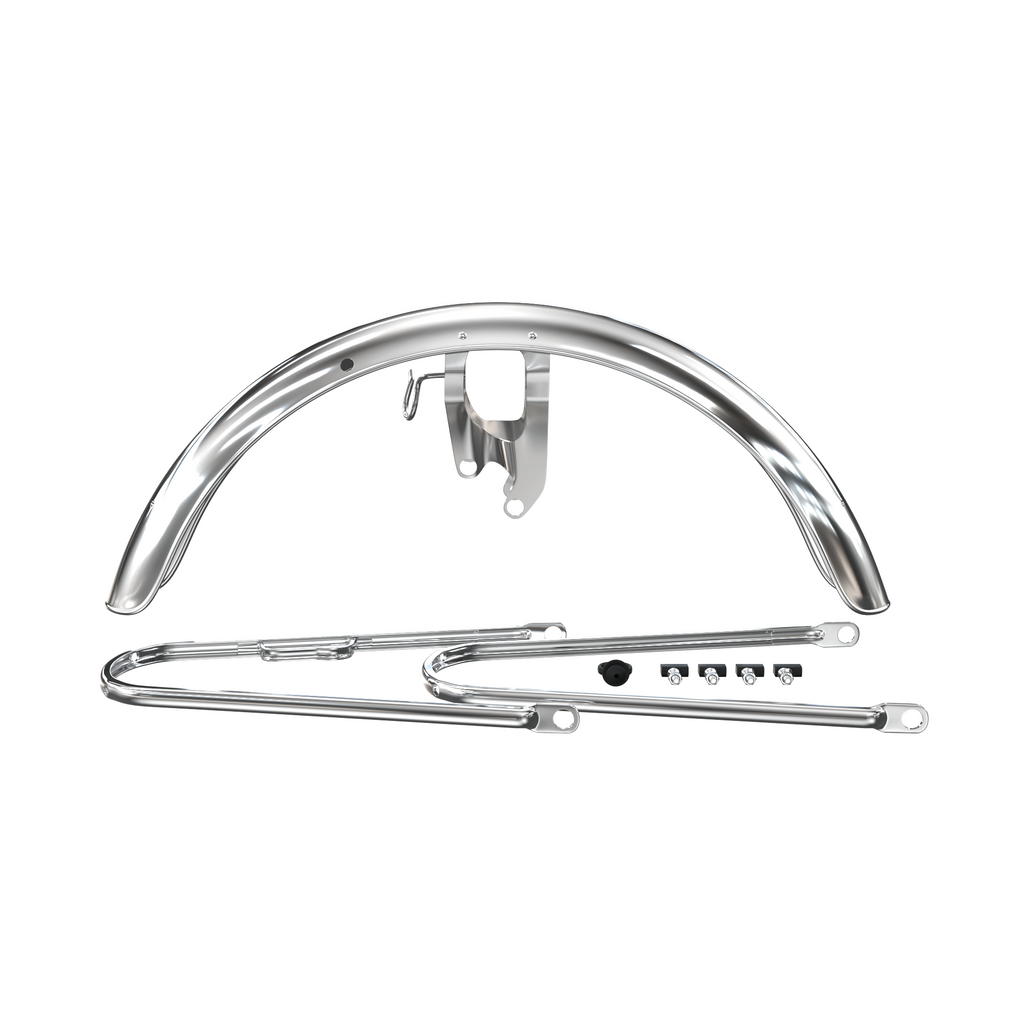 Honda CB750K CB550K Chrome Stock Type Front Fender - Replaces Honda OEM 61100-341-700XW