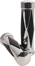 Load image into Gallery viewer, Universal Diamond Pattern Chrome Grips - 7/8"