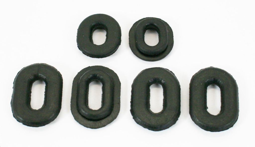 Honda CB750F CB750K Complete Sidecover Rubber Set - Replaces Honda OEM 17247-303-000