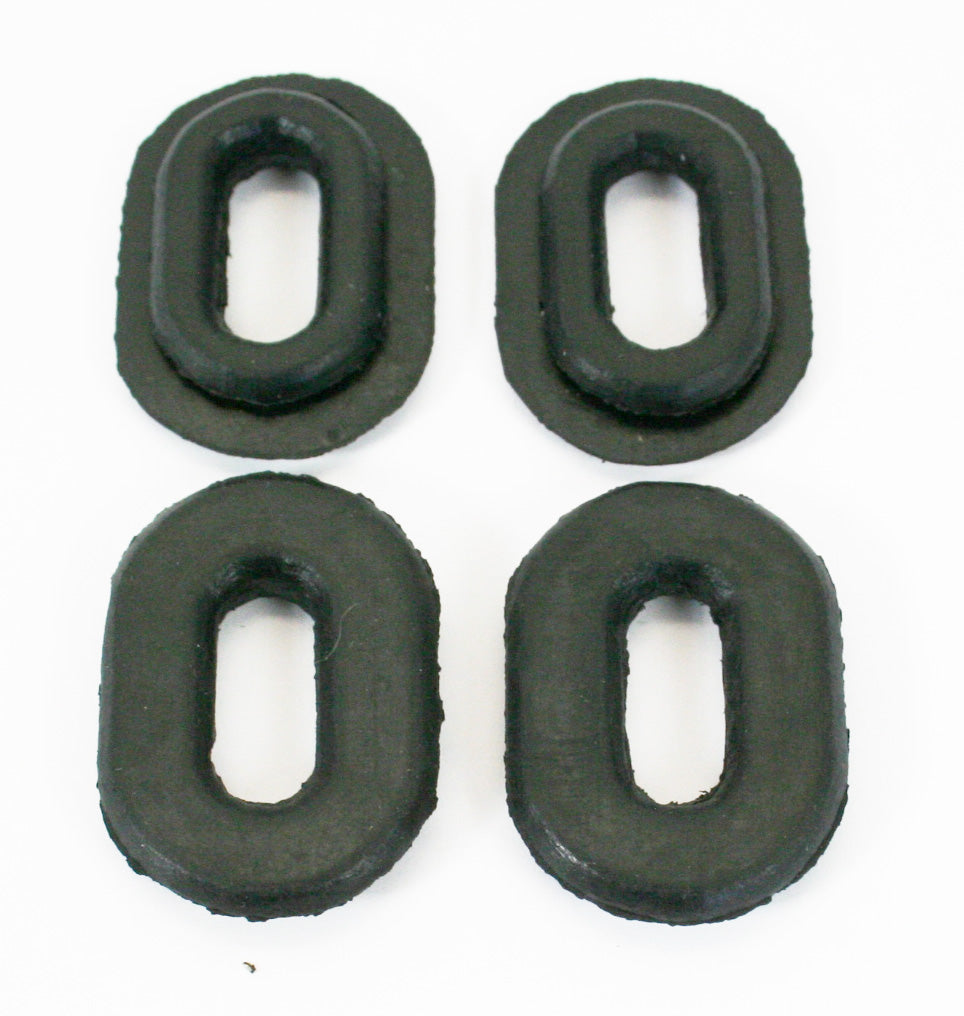 1976-78 Honda CB750A Complete Sidecover Rubber Set - Replaces Honda OEM 17247-303-000