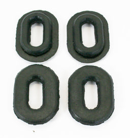 1976-78 Honda CB750A Complete Sidecover Rubber Set - Replaces Honda OEM 17247-303-000