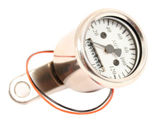 Load image into Gallery viewer, Universal Mini Speedo (MPH) - White Face - 60MPH=2240 RPM
