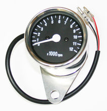 Load image into Gallery viewer, Universal 7:1 Mini Tachometer - Black Face