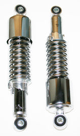 Universal Shock Absorber Set - 290mm Eye to Eye - All Chrome w Short Upper Shroud