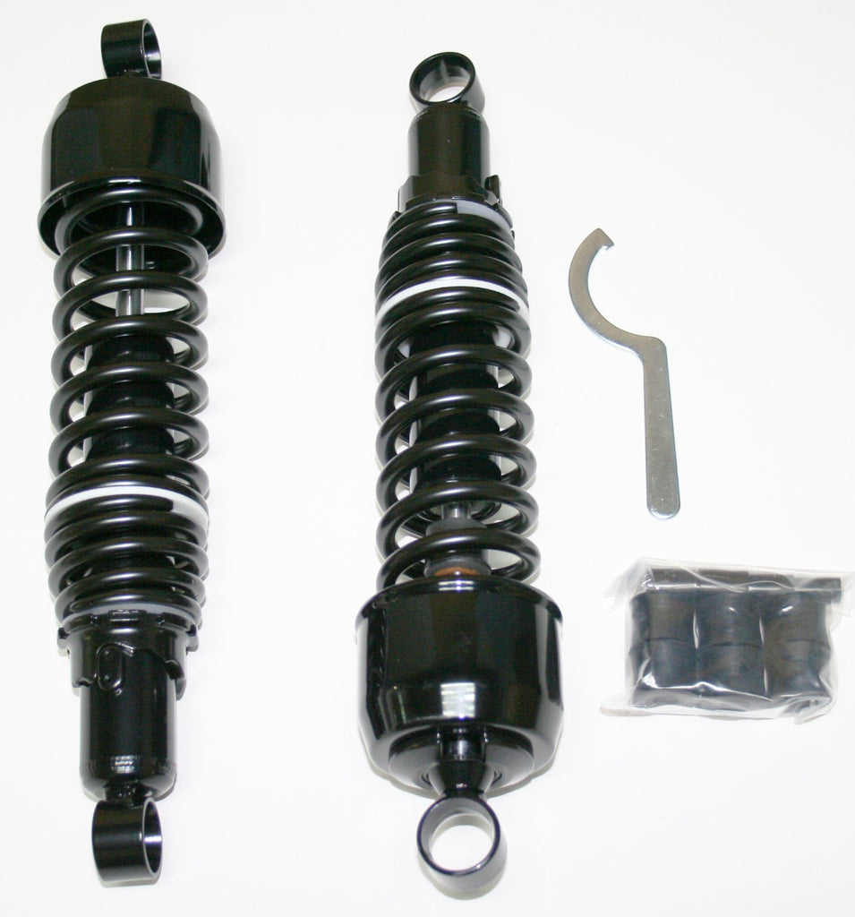 Universal All Black Shock Absorber Set - 325mm Eye to Eye