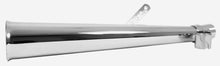 Load image into Gallery viewer, Universal Left Hand - Chrome 8 Degree Upswept Megaphone Muffler - 23 1/2" Long