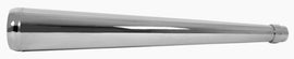Universal Chrome Dunstall Style Muffler - 27
