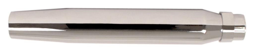 Universal Chrome Taper Tip Muffler - 15" Long