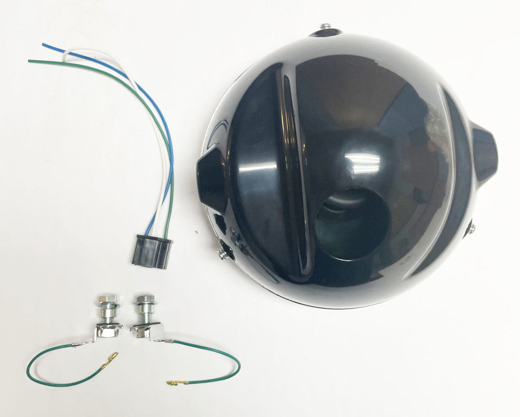 Honda CB750K CB550K CB500K Stock Type Headlight Assembly - Replaces Honda OEM 33100-341-701