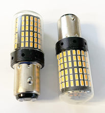 Load image into Gallery viewer, Universal 1157 Amber LED Indicator Bulb Set/2