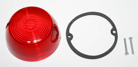 Honda CB750 CB500 CB400 CB350 Indicator Cover w Gasket & Screws - Red | 33402-268-671