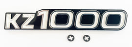 1977-80 Kawasaki KZ1000A Side Cover Emblem - Replaces Kawasaki OEM 56018-261