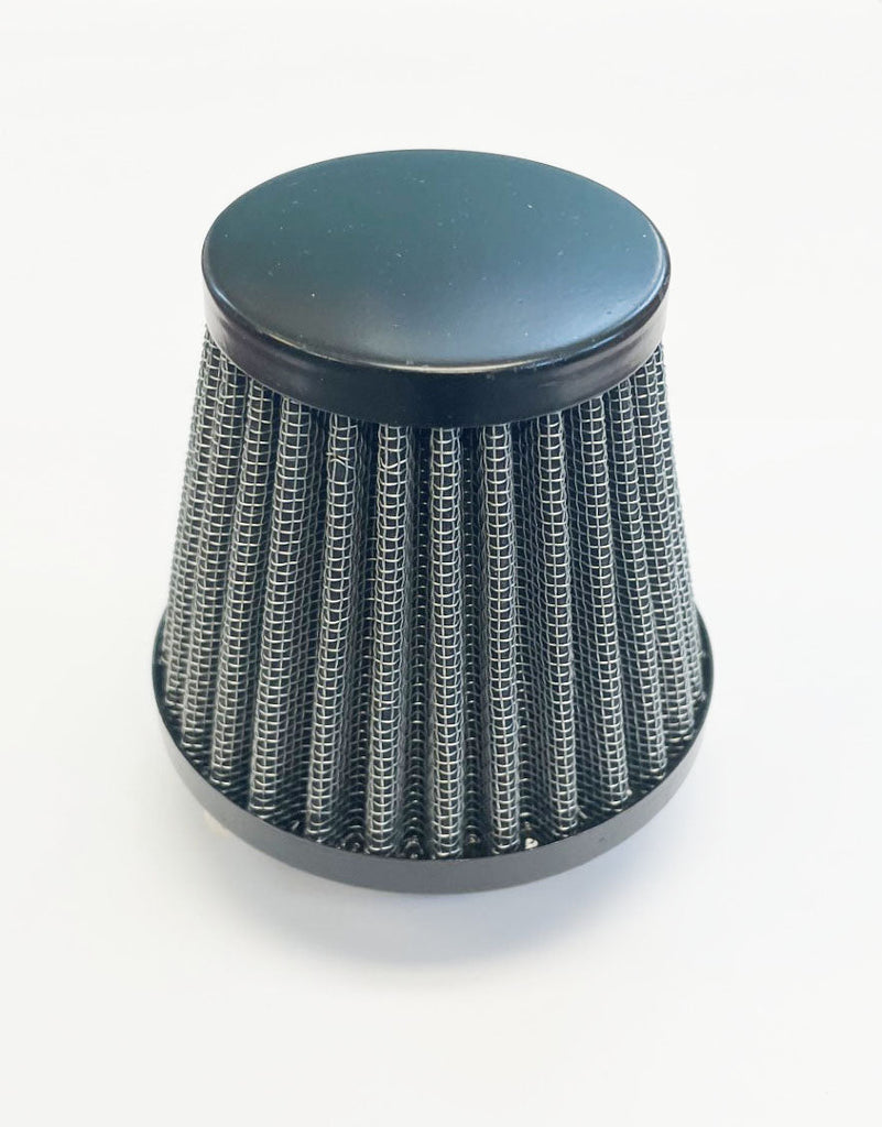 39mm Round Pod Air Filter with Black End Cap ~  (15-0167)
