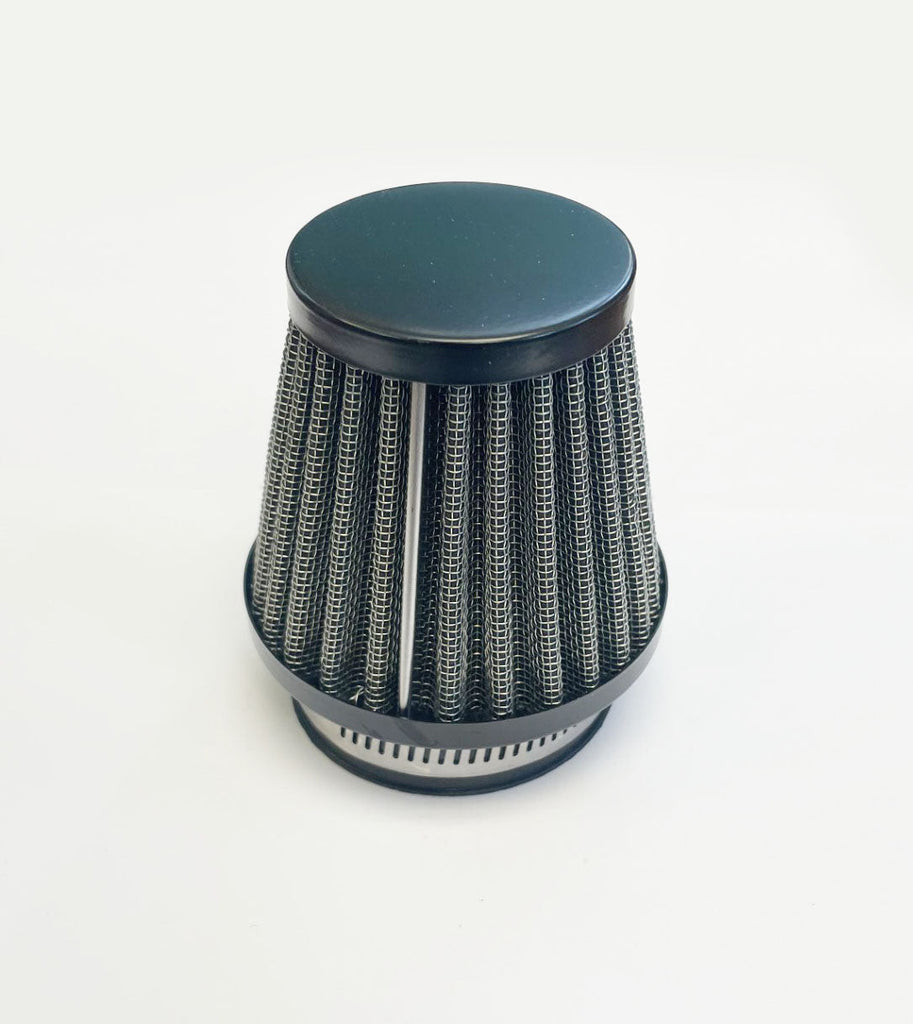 54mm Round Pod Air Filter with Black End Cap ~ (15-0169)