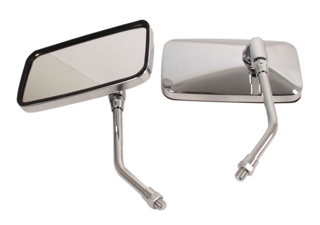 1982-84 Honda VF750C Chrome Replacement Mirror Set - Replaces Honda OEM 88110-MNO-003