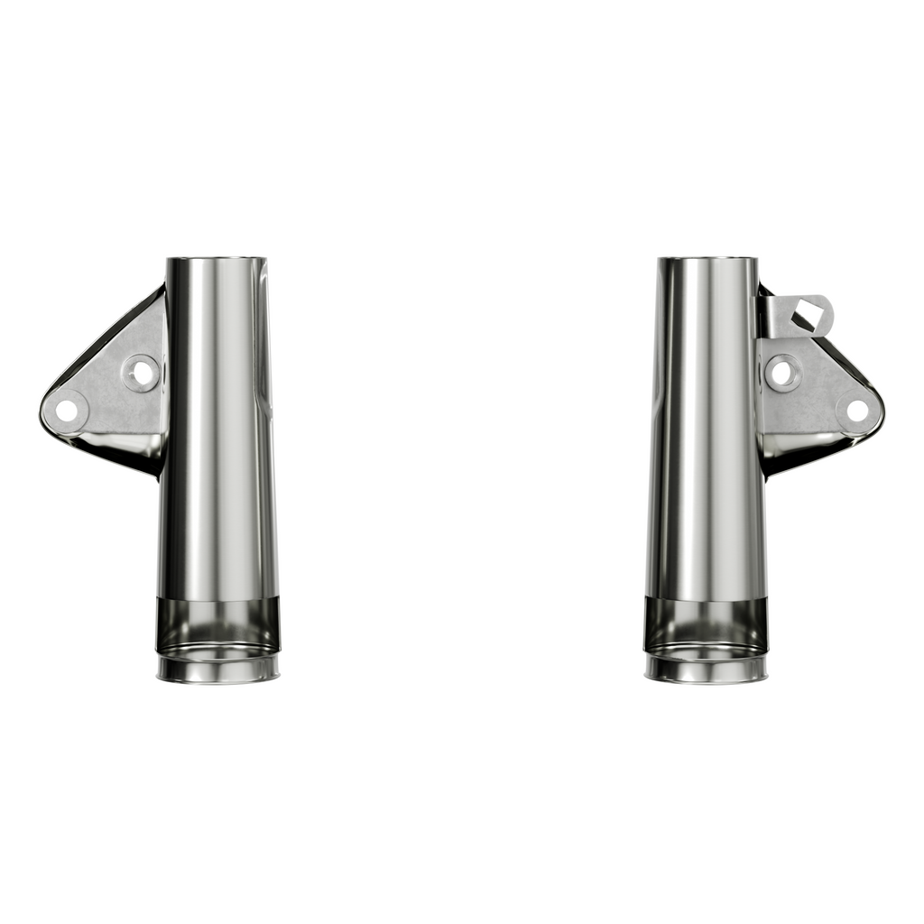1973-76 Honda CB750K Front Fork Beam Unit Mounting Cover Set - Replaces Honda OEM 51602-341-701