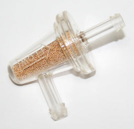Universal 90 Degree Bronze Inline Fuel Filter - 1/4