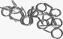 Load image into Gallery viewer, Universal 4mm to 5mm ID. Wire Type Hose Clamp Pk/10