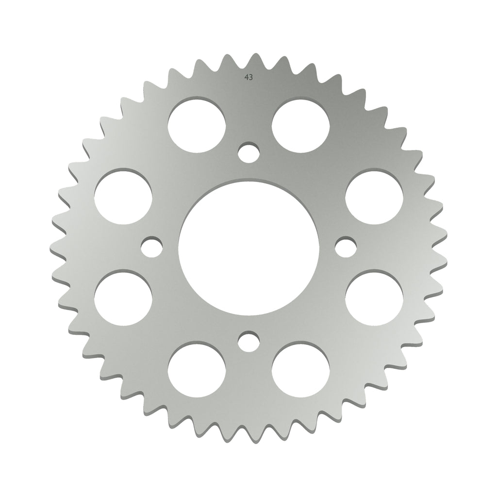 Honda CB750C steel rear sprocket 43 tooth x 530 type 41200-425-641 – rendered product view