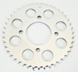 1980-82 Honda CB750C Steel Rear Sprocket - 43 Tooth X 530 Type - Replaces Honda OEM 41200-425-641