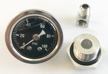 Load image into Gallery viewer, Honda CB750F CB750K Oil Pressure Gauge Assembly - Black Face Plate