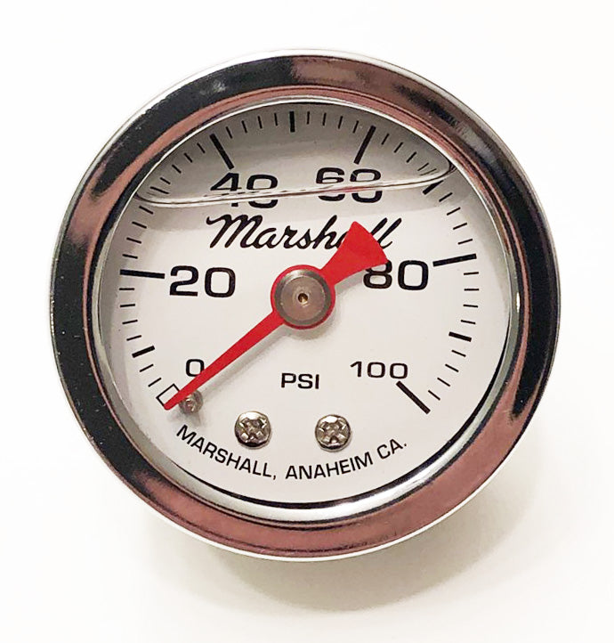 Honda CB750F CB750K Oil Pressure Gauge Assembly - White Face Plate