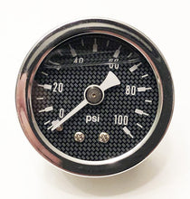 Load image into Gallery viewer, Honda CB750F CB750K Oil Pressure Gauge Assembly - Carbon Face Plate