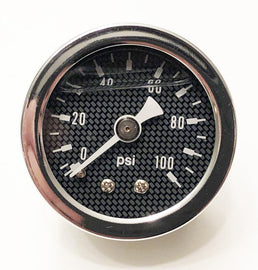 Honda CB750F CB750K Oil Pressure Gauge Assembly - Carbon Face Plate