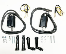 Load image into Gallery viewer, Honda CB550 CB500 CB400 CB350 Ignition Coil Set with Plug Caps