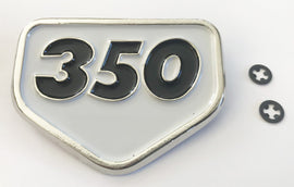 Honda CB350K CL350K Side Cover Emblem - Replaces Honda OEM 87128-287-010