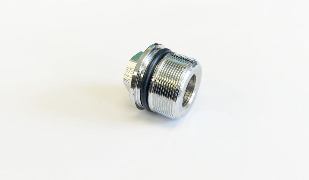 Honda CB400 CB360 CX500 CM200 Fork Tube Cap Bolt with O-Ring - Replaces Honda OEM 94605-27101