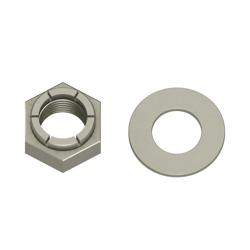 Honda CB750 CB550 CB500 CB450 Swingarm Pivot Bolt Locknut with Washer | 90354-268-000