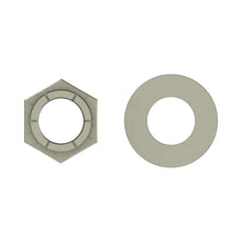 Load image into Gallery viewer, Honda CB750 CB550 CB500 CB450 Swingarm Pivot Bolt Locknut with Washer | 90354-268-000