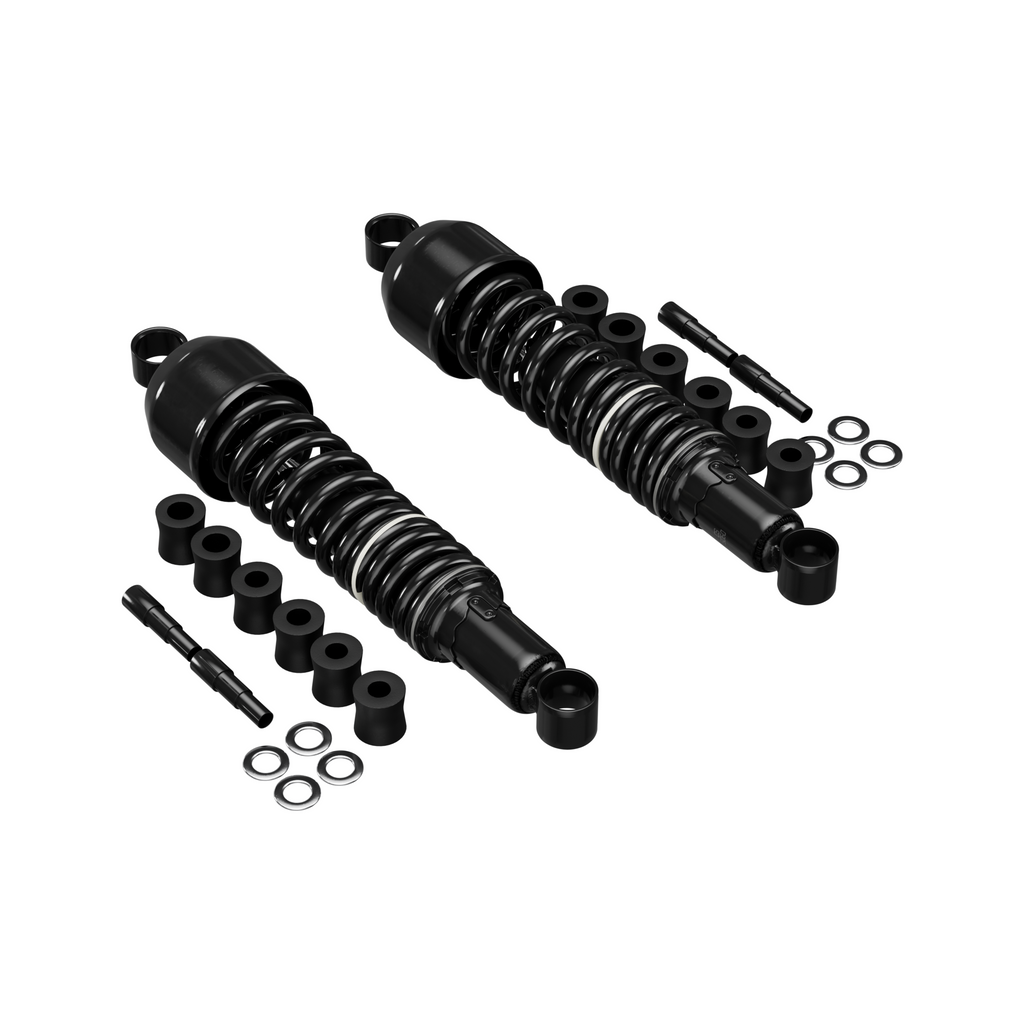 Universal All Black Shock Absorber Set - 325mm Eye to Eye