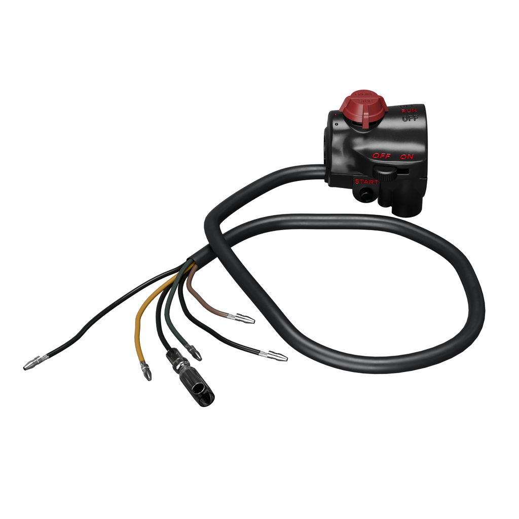 1973-75 Honda CB750K Bar Switch Assembly - Right (Brake) Side - Replaces Honda OEM 35300-341-671