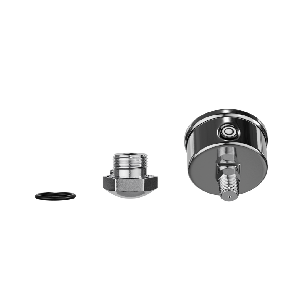 Honda CB750F CB750K Oil Pressure Gauge Assembly - Black Face Plate