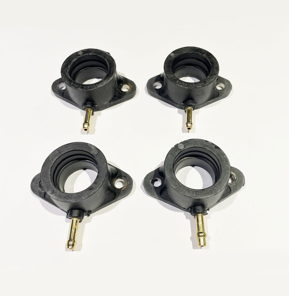 Kawasaki KZ550A KZ550C KZ550D Carburetor Holder Set/4 - Replaces Kawasaki OEM 16065-1014