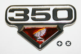 Honda CB350G CL350K Side Cover Emblem - Left Side - Replaces Honda OEM 87126-455-000