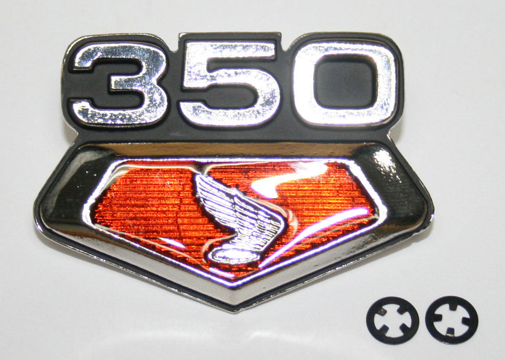 Honda CB350K CL350K Side Cover Emblem - Right Side - Replaces Honda OEM 87128-317-670