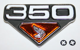 Honda CB350K CL350K Side Cover Emblem - Right Side - Replaces Honda OEM 87125-344-671