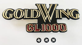 1977-79 Honda GL1000 Side Cover Emblem - Replaces Honda OEM 87130-431-670