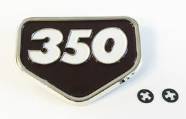 Honda CB350K CL350K Side Cover Emblem - Replaces Honda OEM 87128-287-010