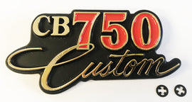 1980-82 Honda CB750C Side Cover Emblem - Replaces Honda OEM 87127-425-730