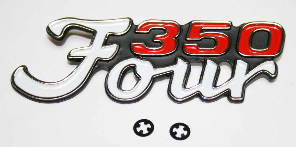 1972-74 Honda CB350F Side Cover Emblem - Replaces Honda OEM 87128-333-000