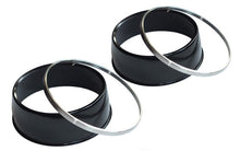 Load image into Gallery viewer, Honda CB750F CB750K CB550K Two Metal Speedo / Tach Gauge Covers With Crimp Rings