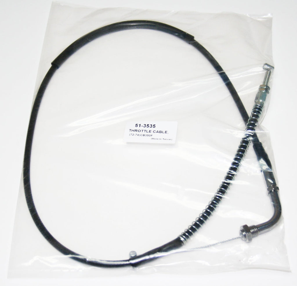 Honda CB400F CB350F Throttle Cable - Pull - Replaces Honda OEM 17910-333-000