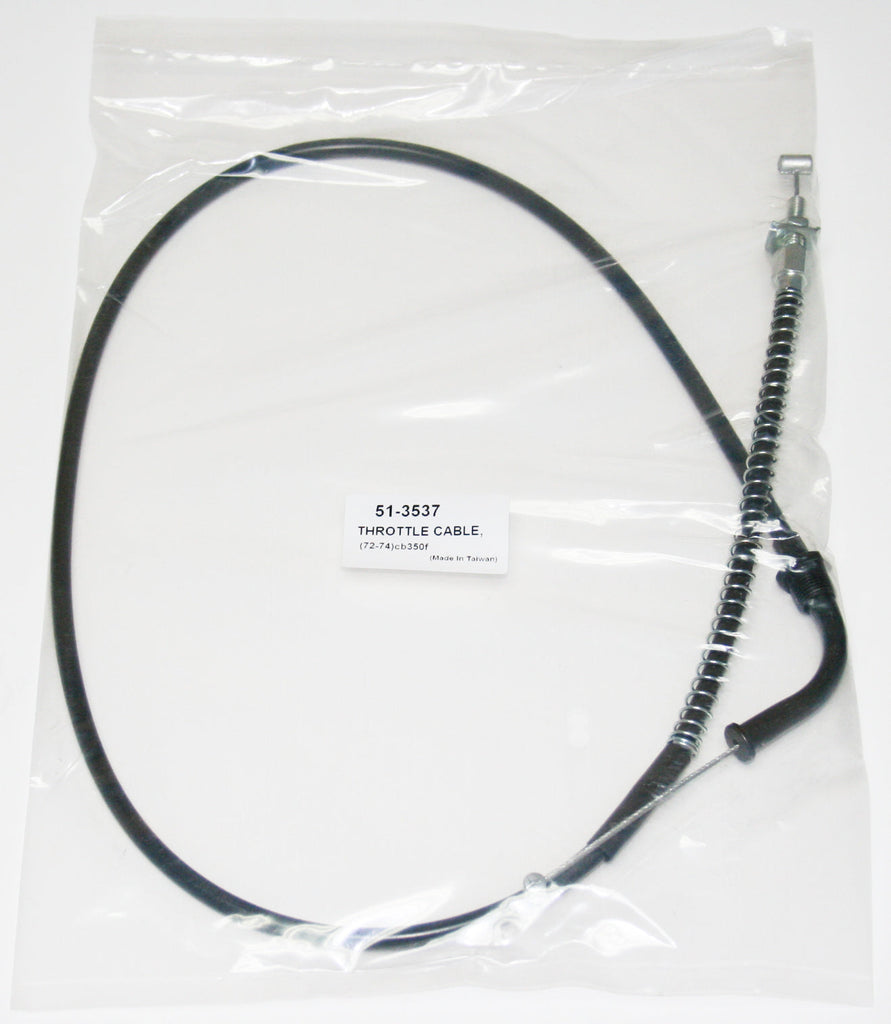 1972, 1974 Honda CB350F Throttle Cable - Push - Replaces Honda OEM 17920-333-000