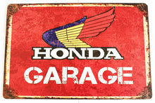 Load image into Gallery viewer, Universal Honda Logo (Blue/Yellow/Red Logo) - Tin Sign