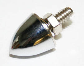 Universal Chrome Bullet Shaped License Plate Bolt